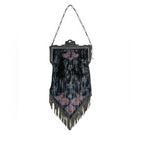 BOUTIQUE - 1920s Flapper Art Nouveau Metal Mesh Purse